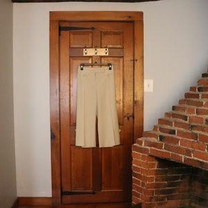 Cropped Tan Capri Pants
